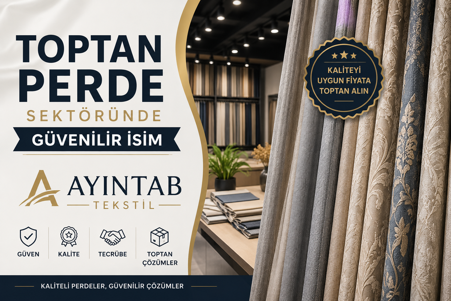 Toptan Perde Sektöründe Güvenilir İsim Ayintab Tekstil